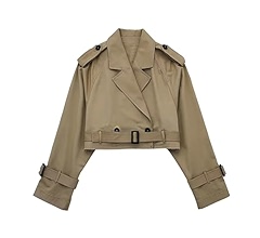 ジャケット・アウター theredthread fur embroidery trench short THEREDTHREAD / ザレッドスレッド】S fur embroidery trench short